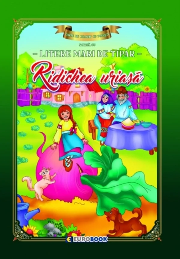 Ridichea uriasa. Carte de colorat