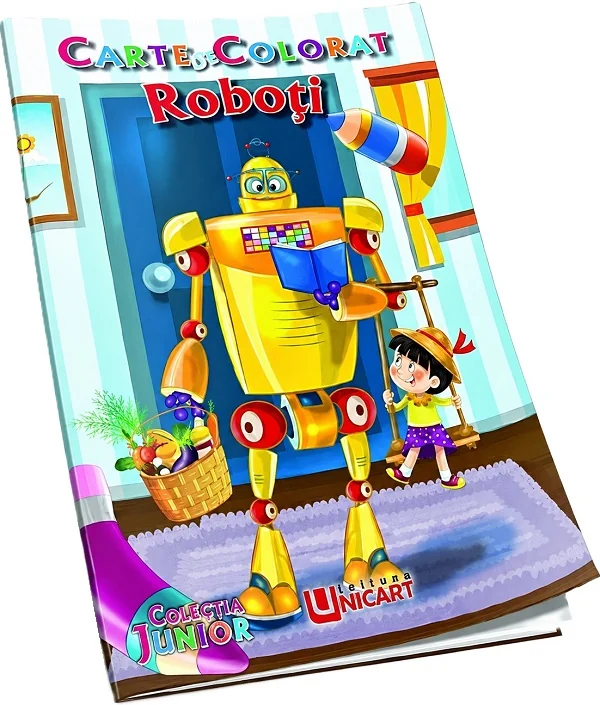 Roboti. Carte de colorat
