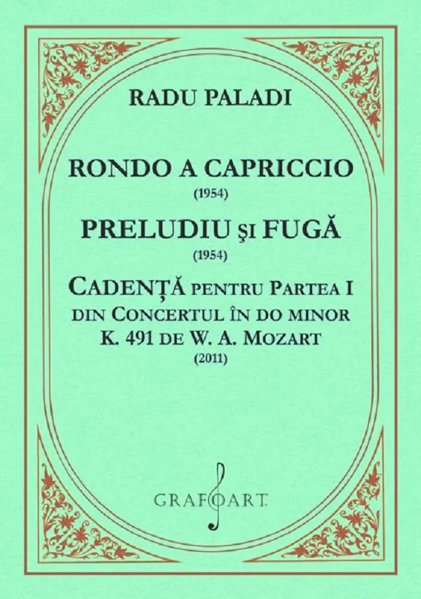 Rondo a Capriccio 1954. Preludiu si fuga 1954