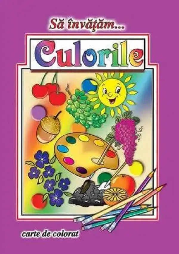 Sa invatam...culorile. Carte de colorat - Dana Popescu