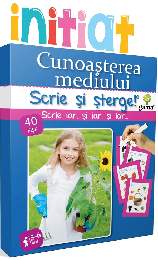 Scrie si sterge - Cunoasterea mediului 5-6 ani