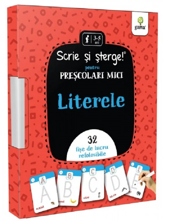 Scrie si sterge. Literele