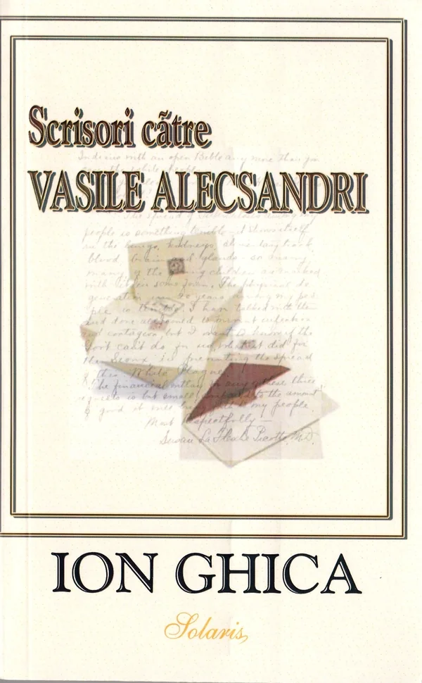 Scrisori catre Vasile Alecsandri