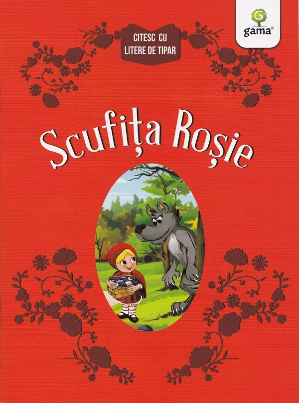 Scufita Rosie. Citesc cu litere de tipar