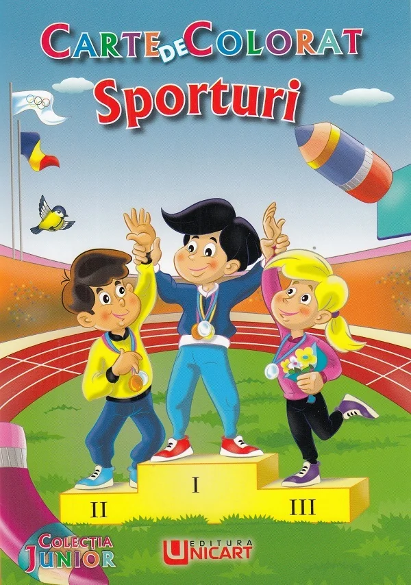 Sporturi. Carte de colorat