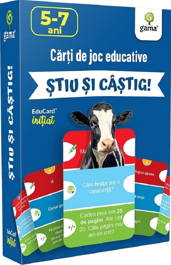 Stiu si castig! Carti de joc educative