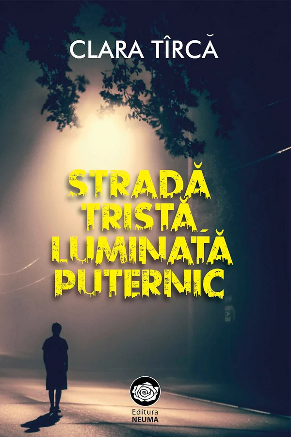 Strada trista luminata puternic