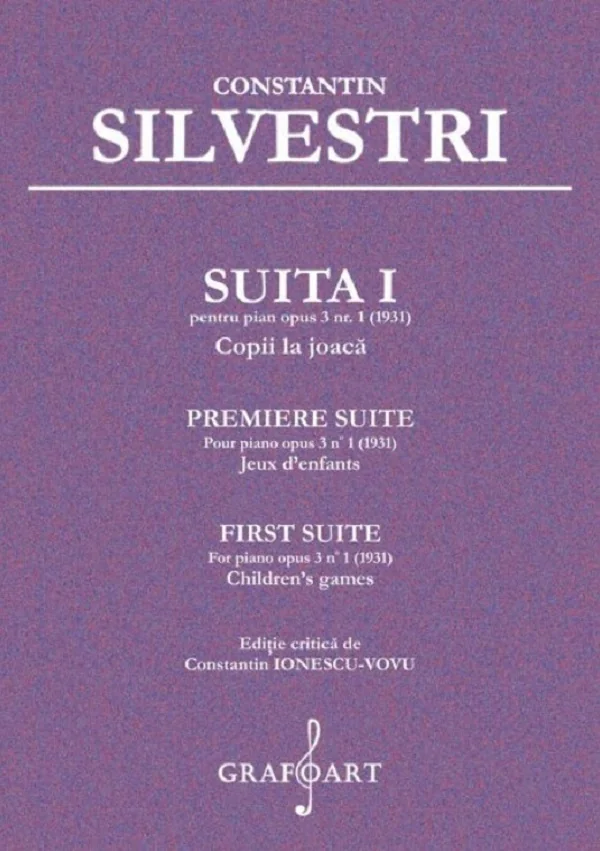 Suita I pentru Pian Opus 3 Nr.1