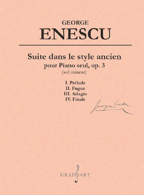 Suite dans le style ancien pour piano seul, op. 3 (sol mineur)