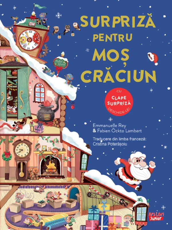 Surpriza pentru Mos Craciun. Carte cu clape surpriza