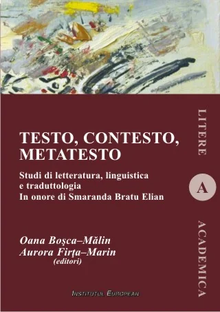 Testo, contesto, metatesto - Oana Bosca-Malin, Aurora Firta-Marin