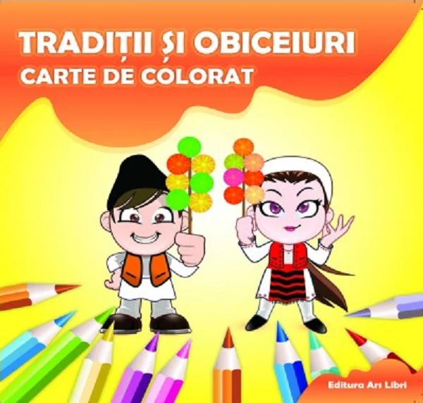 Traditii si obiceiuri Carte de colorat