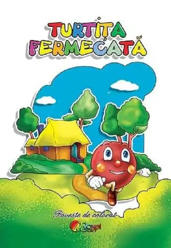 Turtita fermecata. Poveste de colorat