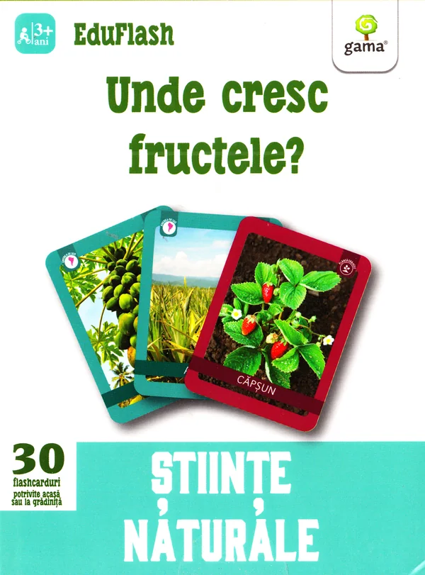 Unde cresc fructele? 3 ani+ (Eduflash)