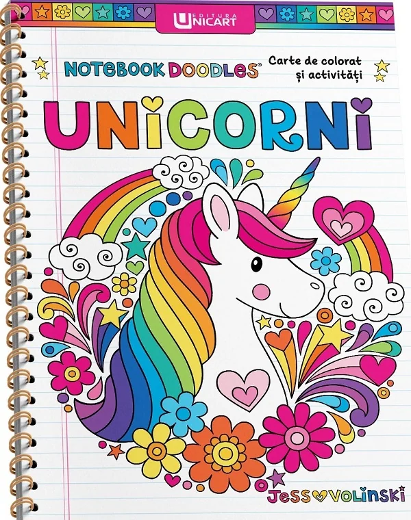 Unicorni. Carte de colorat si activitati