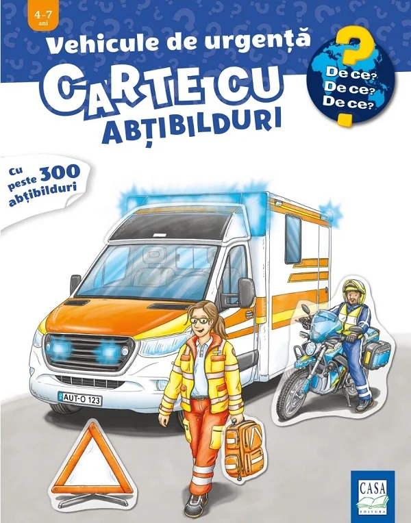 Vehicule de urgenta. Carte cu abtibilduri