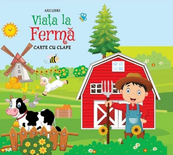 Viata la ferma - Carte cu clape