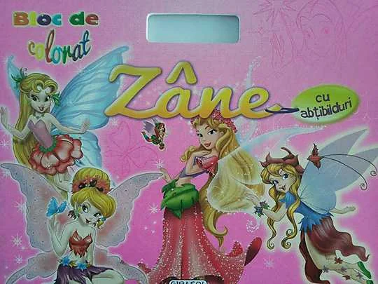 Zane. Bloc de colorat cu abtibilduri
