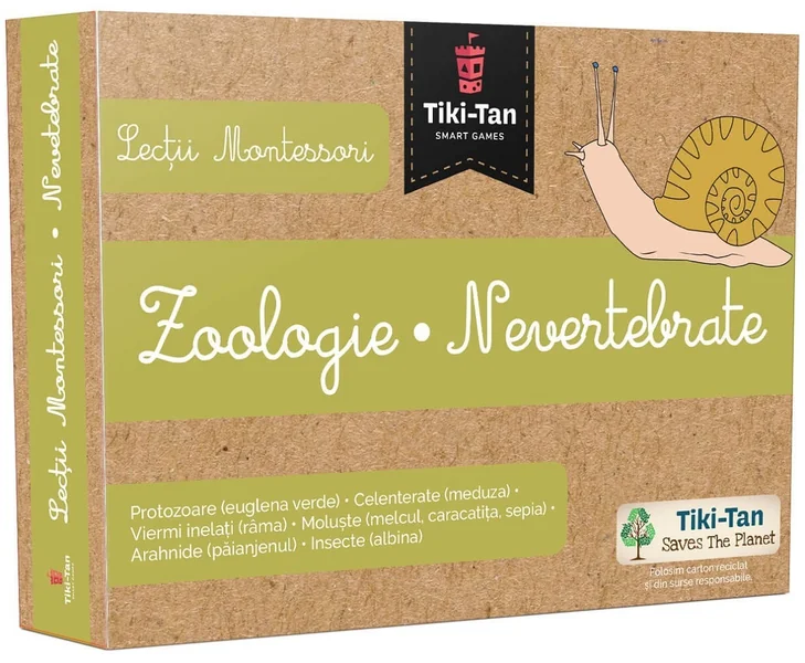 Zoologie. Nevertebrate. Lectii Montessori