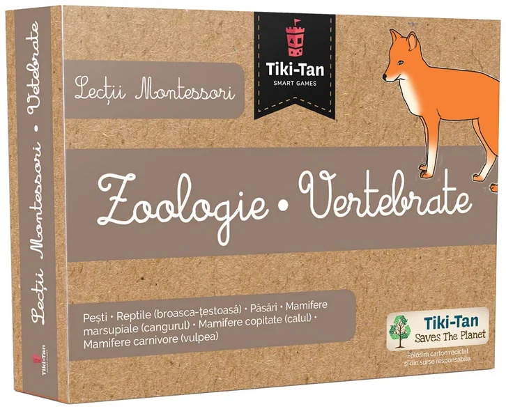 Zoologie. Vertebrate. Lectii Montessori